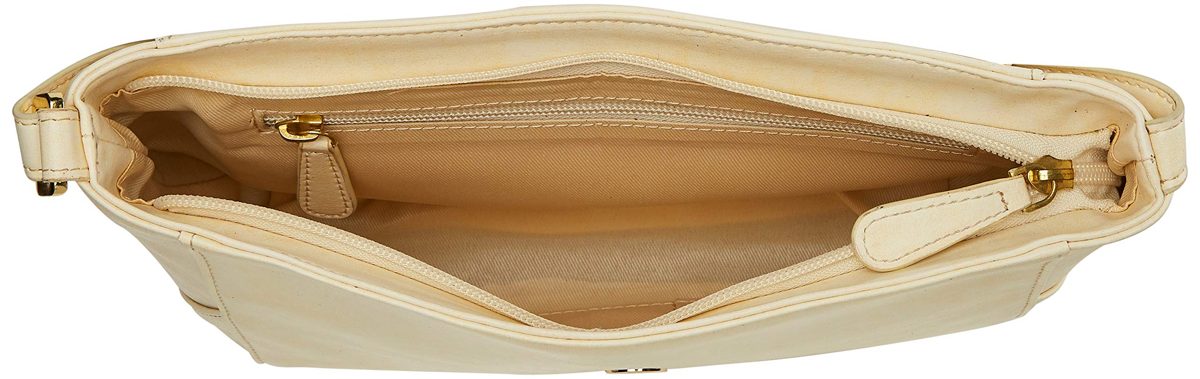 Amazon Brand - Eden & Ivy Women's Sling Bag (Ecru)