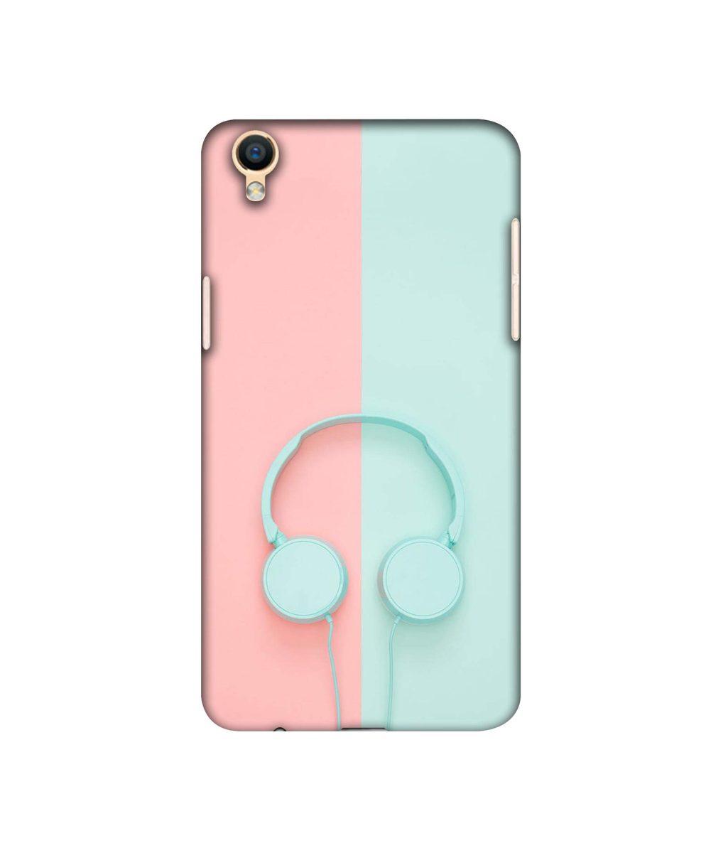 Amazon Brand - Solimo Designer Head Phone 3D Printed Hard Back Case Mobile Cover for Oppo F1 Plus