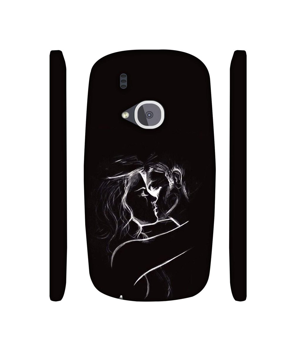Amazon Brand - Solimo Designer Kissing Couple 3D Printed Hard Back Case Mobile Cover for Nokia 3310