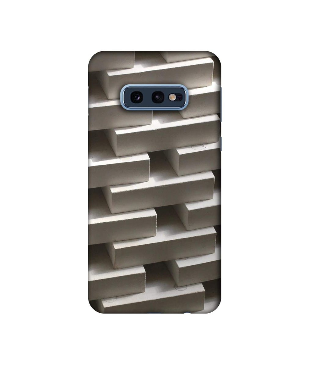 Amazon Brand - Solimo Designer Marble Blocks 3D Printed Hard Back Case Mobile Cover for Samsung Galaxy S10e