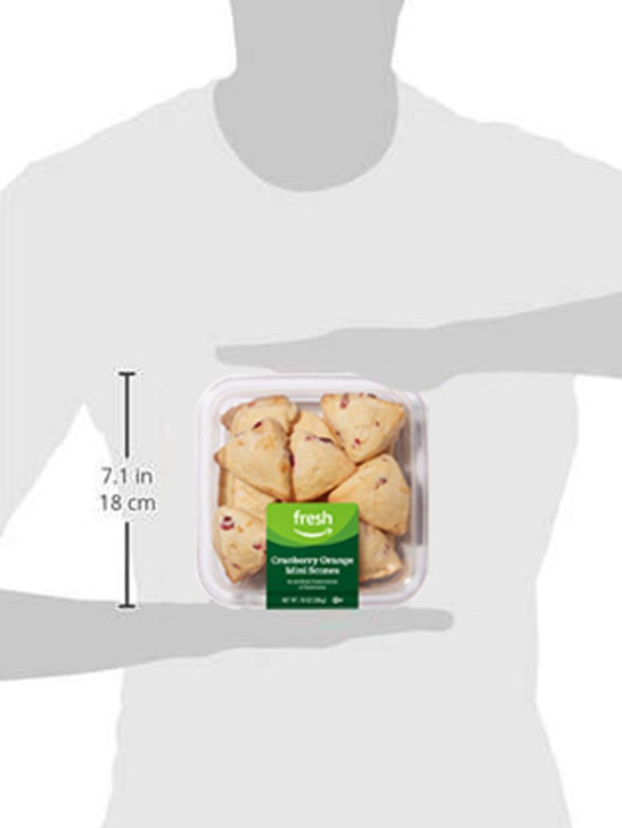 Fresh Brand – Cranberry Orange Mini Scones, 10 oz (FROZEN)