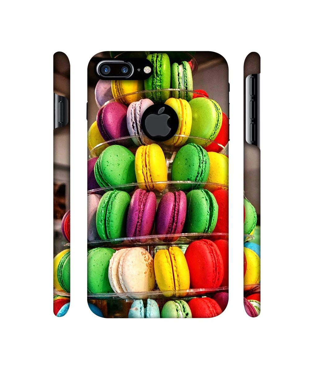 Amazon Brand - Solimo Designer Pattern Color 3D Printed Hard Back Case Mobile Cover for Apple iPhone 7 Plus (Logo Cut)