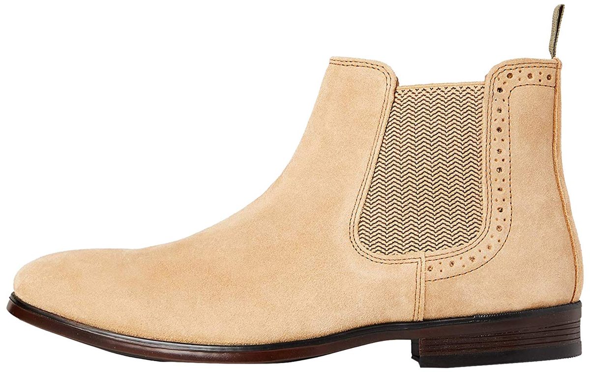 find. Mens^Men's Formal Leather Chelsea Boots, Rich Brown, US 11