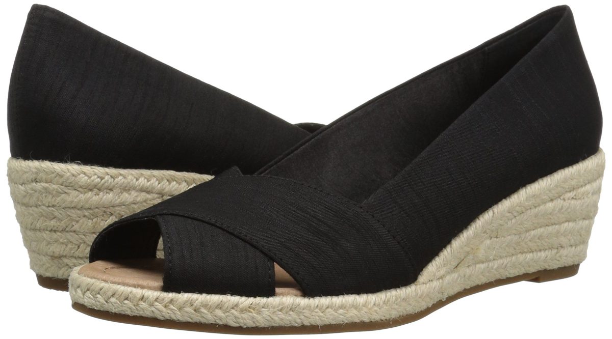Amazon Brand - 206 Collective Women's Braylon Open-Toe Espadrille Wedge-Low Sandal