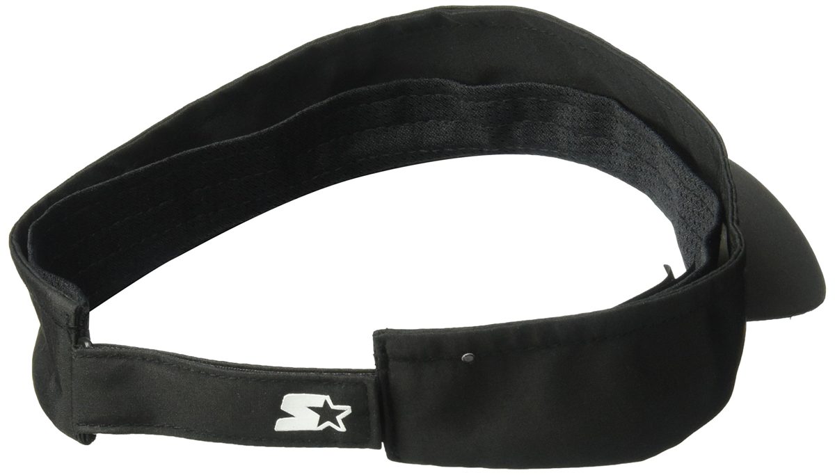Starter Women's Performance Visor, Amazon Exclusive, Black, One Size