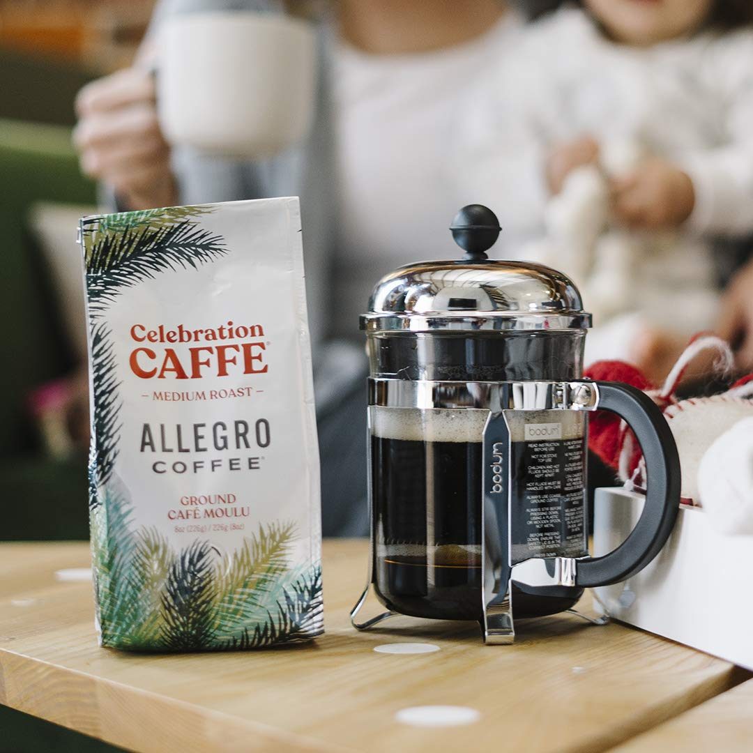 Allegro Coffee Celebration Caffe Ground, 8 oz