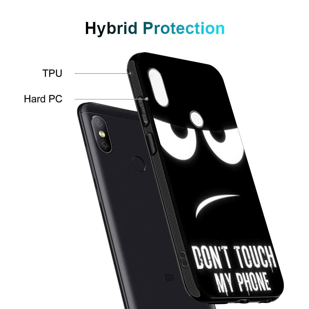 Amazon Brand - Solimo Designer Don't Touch My Mobile Printed Hard Back Case Mobile Cover for Xiaomi Redmi 6 Pro (D1153)