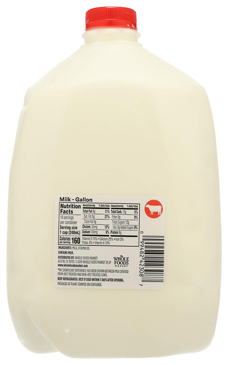 365 EVERYDAY VALUE Whole Milk, 128 FZ
