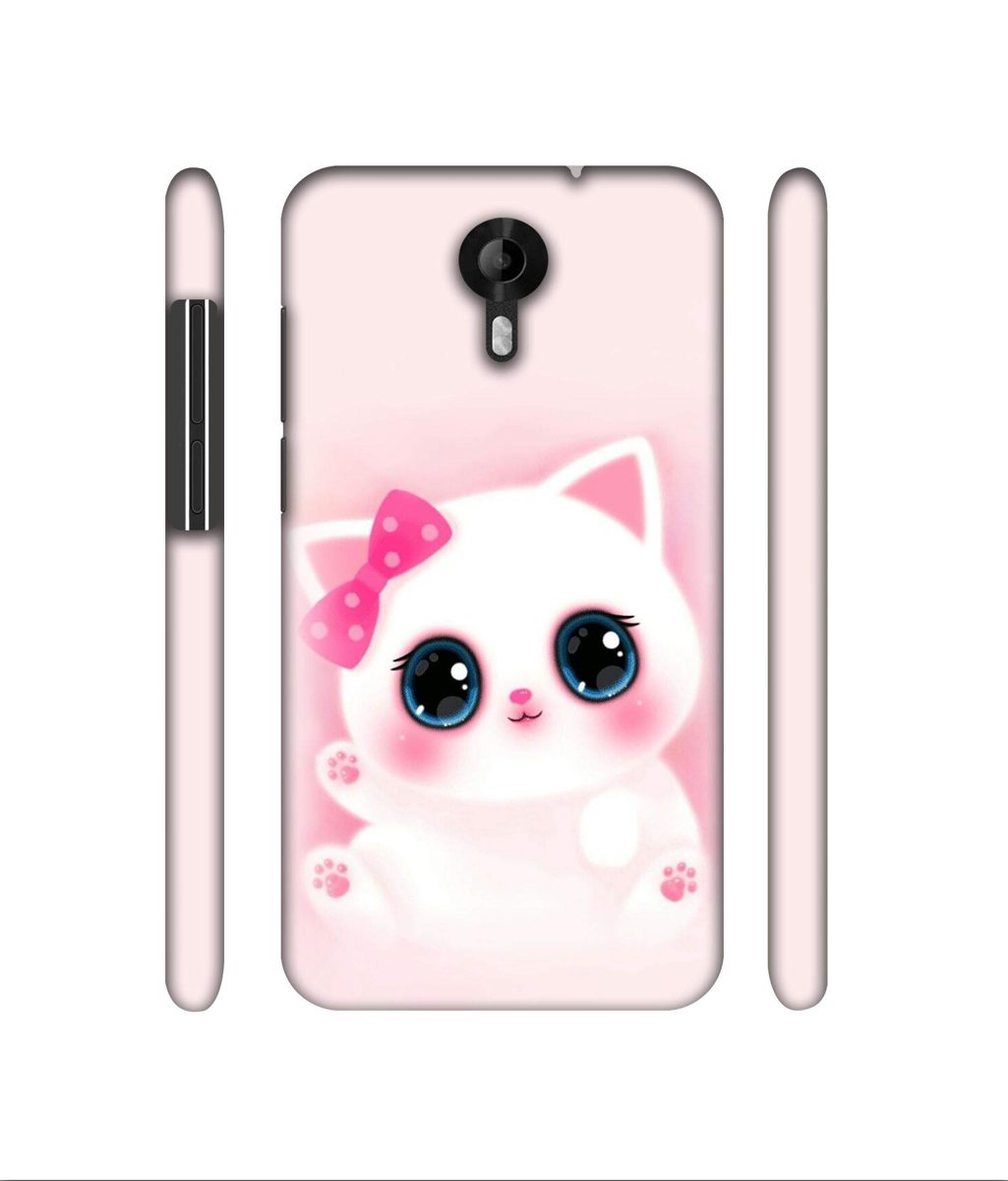Amazon Brand - Solimo Designer Babby Kitty 3D Printed Hard Back Case Mobile Cover for Micromax Canvas Nitro 4G E455