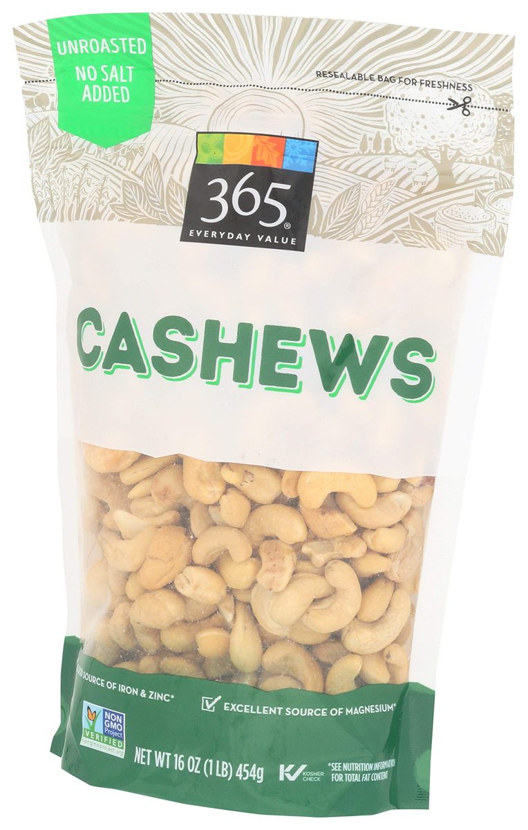 365 EVERYDAY VALUE Raw Cashews, 16 OZ