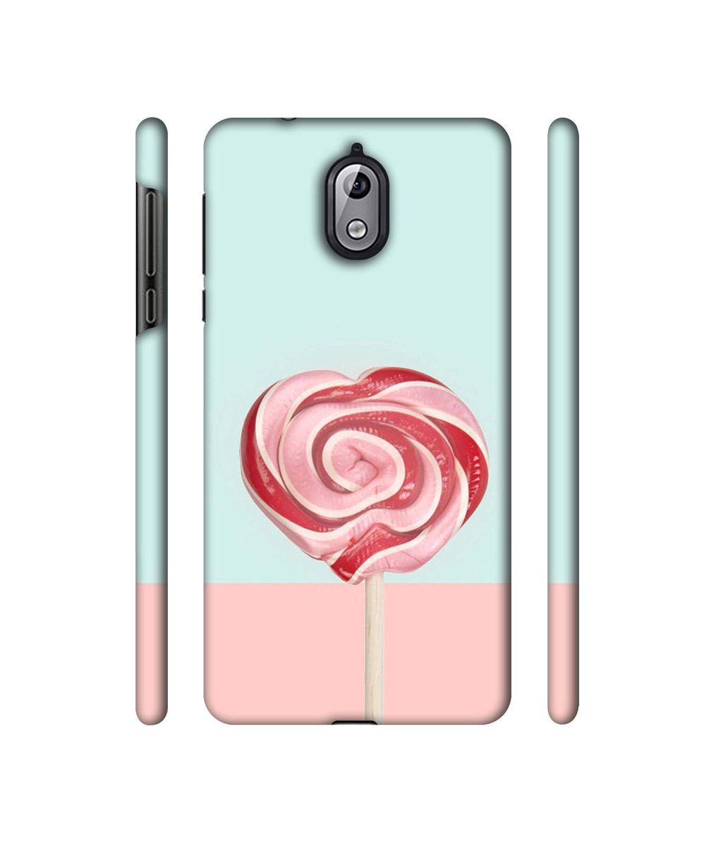 Amazon Brand - Solimo Designer Round Candy 3D Printed Hard Back Case Mobile Cover for Nokia 3.1