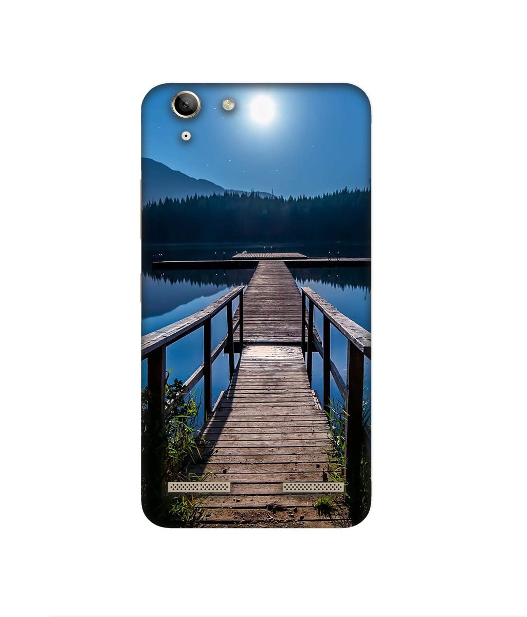 Amazon Brand - Solimo Designer Wooden Beach 3D Printed Hard Back Case Mobile Cover for Lenovo Vibe K5 Plus