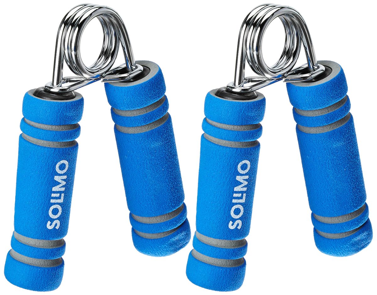 Amazon Brand - Solimo Foam Hand Grip, Blue