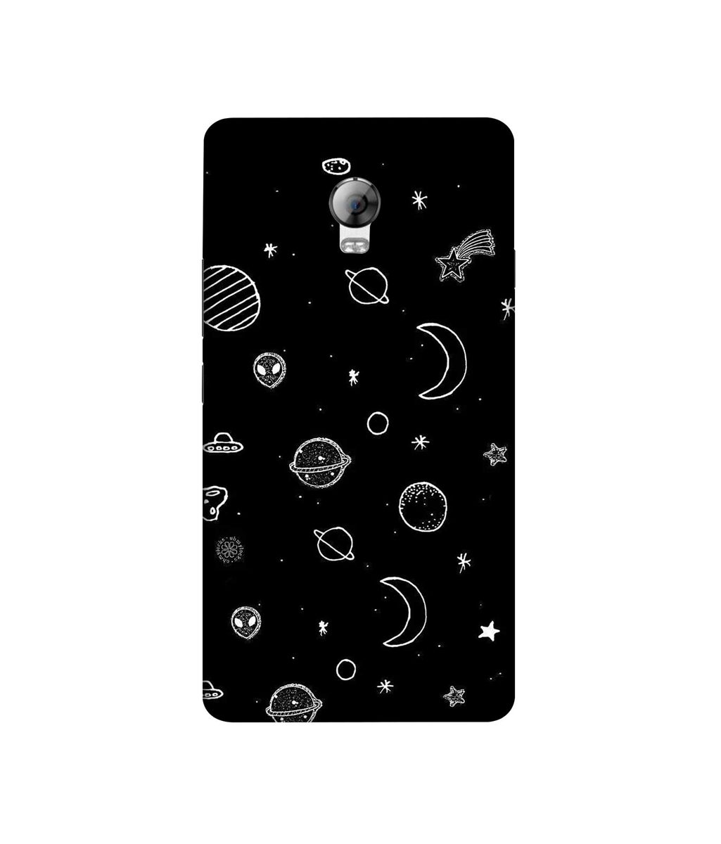 Amazon Brand - Solimo Designer Solar System 3D Printed Hard Back Case Mobile Cover for Lenovo Vibe P1