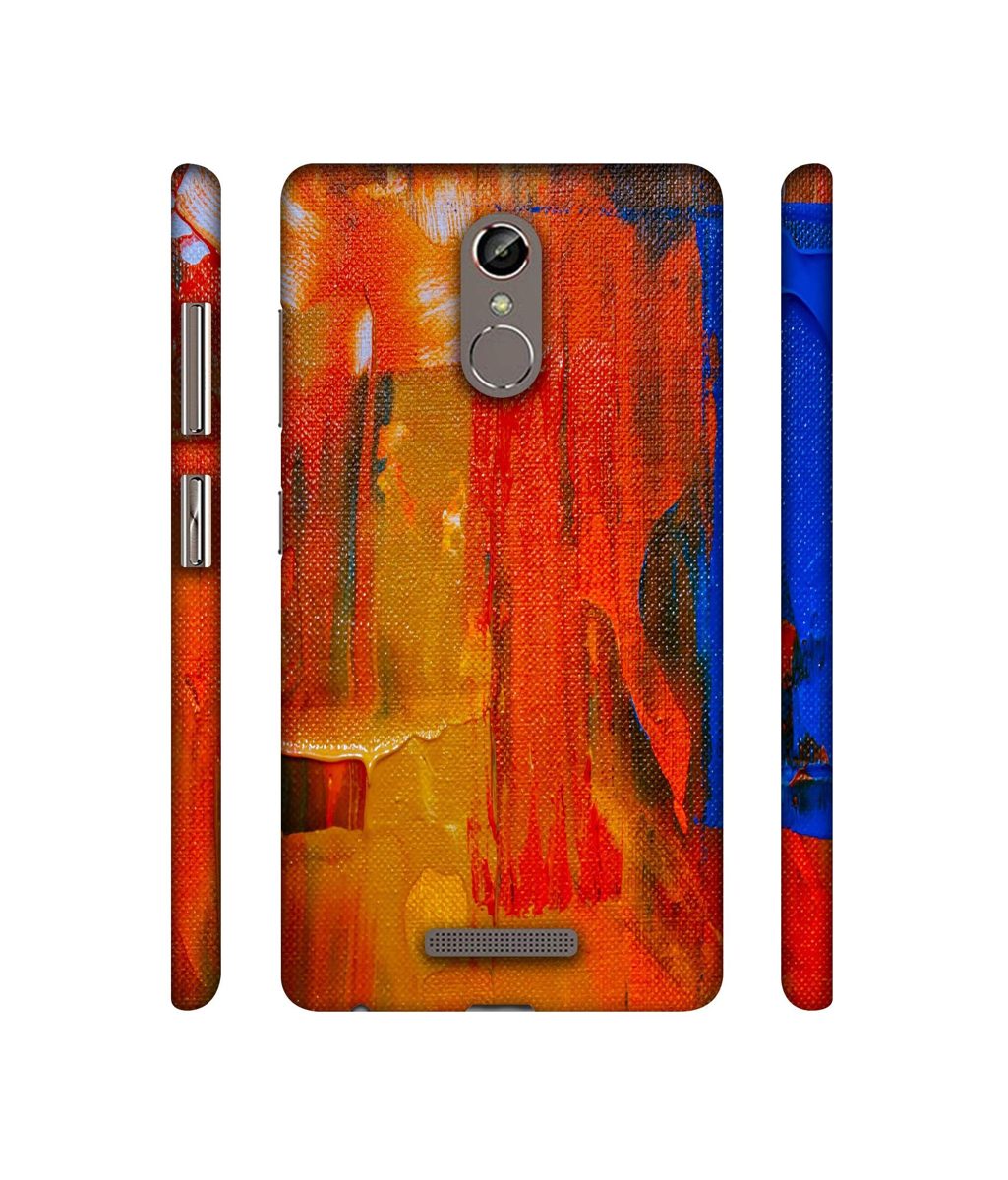 Amazon Brand - Solimo Designer Orange Canvas 3D Printed Hard Back Case Mobile Cover for Gionee S6s