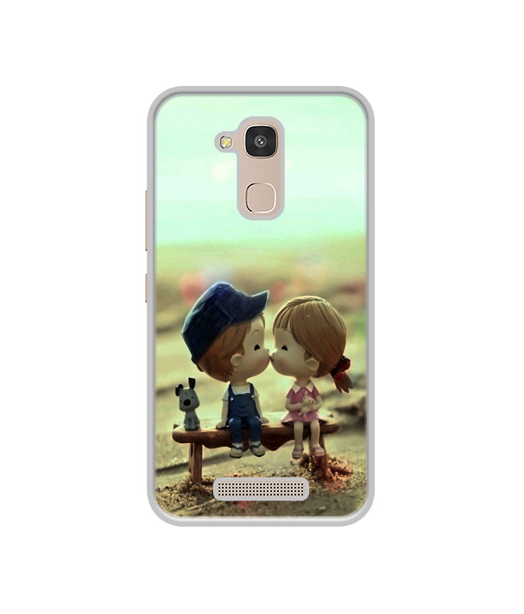 Amazon Brand - Solimo Designer Love Couples Pattern UV Printed Soft Back Case Mobile Cover for Intex Elyt E7