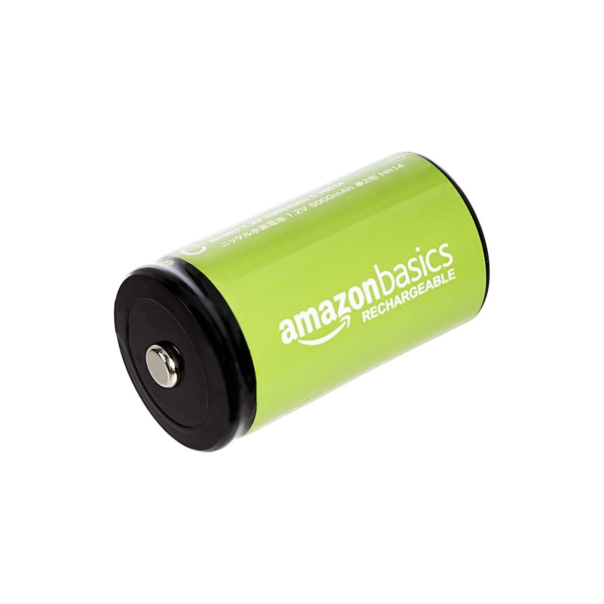 AmazonBasics C Cell Rechargeable Batteries 5000mAh Ni-MH, 4-Pack