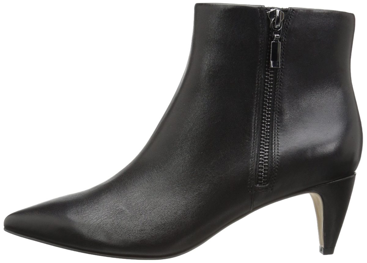 The Fix Women's Kenzee Kitten Heel Bootie, Black, 7 B US
