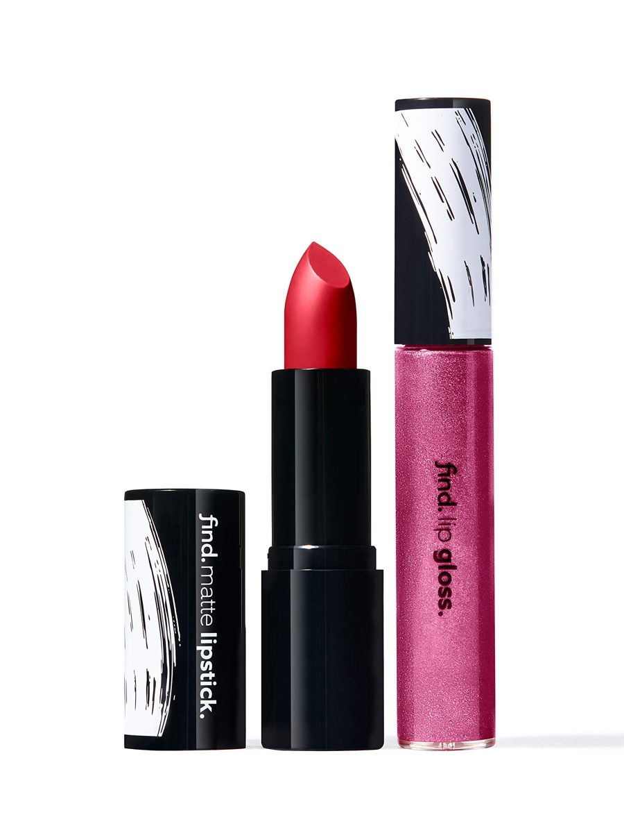 FIND Beaming Berry Lipstick Matte No. 7 + Lip Gloss No. 1