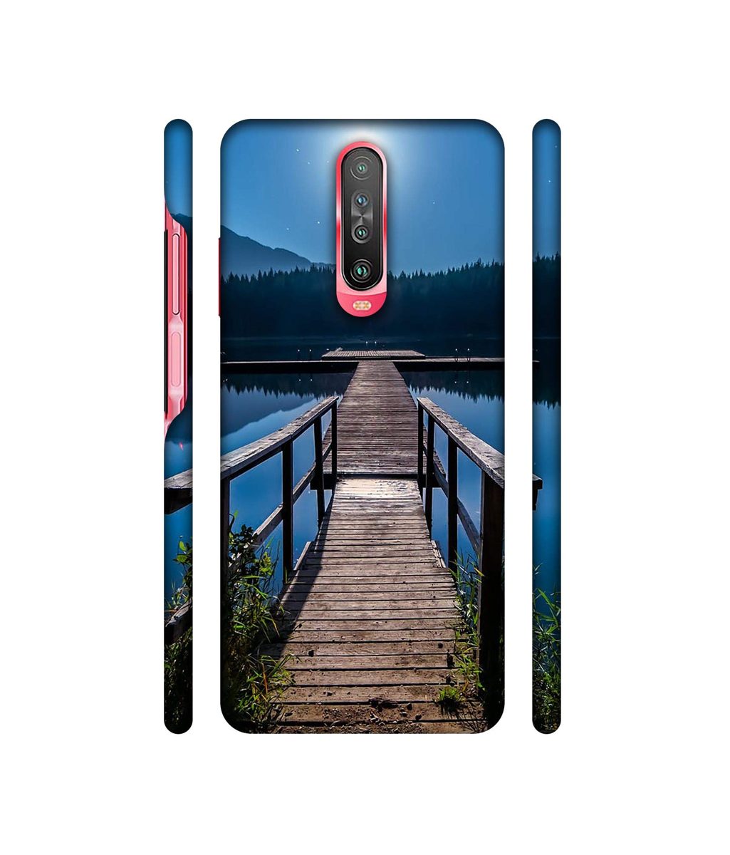 Amazon Brand - Solimo Designer Wooden Beach 3D Printed Hard Back Case Mobile Cover for Poco X2 / Mi Redmi K30
