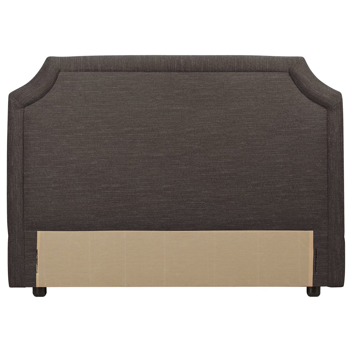 Amazon Brand – Stone & Beam Bridgewater Scalloped Queen Headboard, 71"W, Curious Charcoal