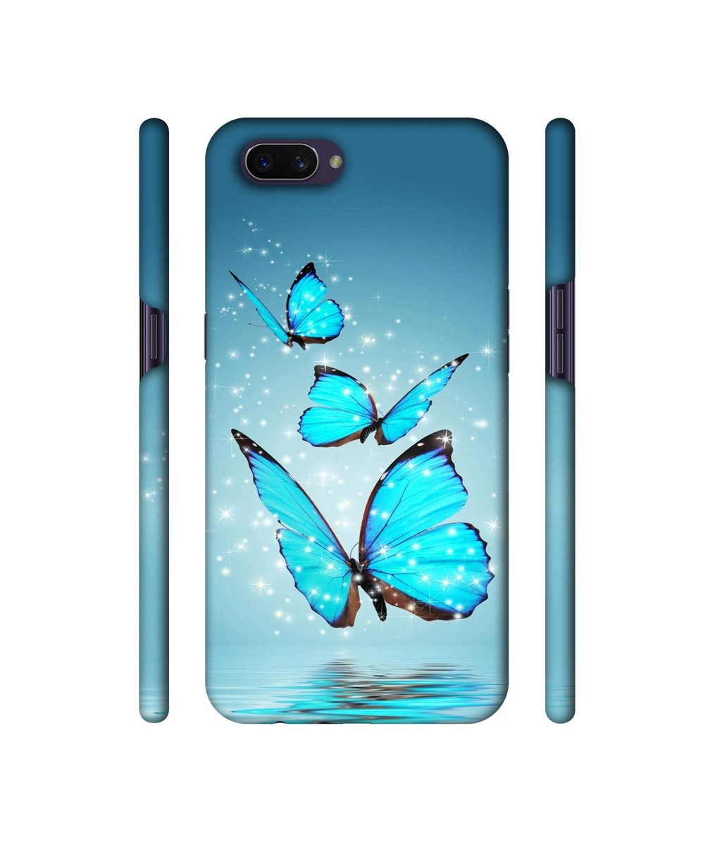 Amazon Brand - Solimo Designer Flying Butterflies 3D Printed Hard Back Case Mobile Cover for Oppo A3s
