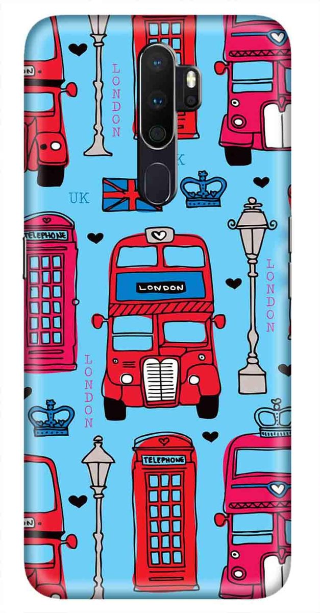 Amazon Brand - Solimo Designer Pattern 3D Printed Hard Back Case Mobile Cover for Oppo A9 (2020)