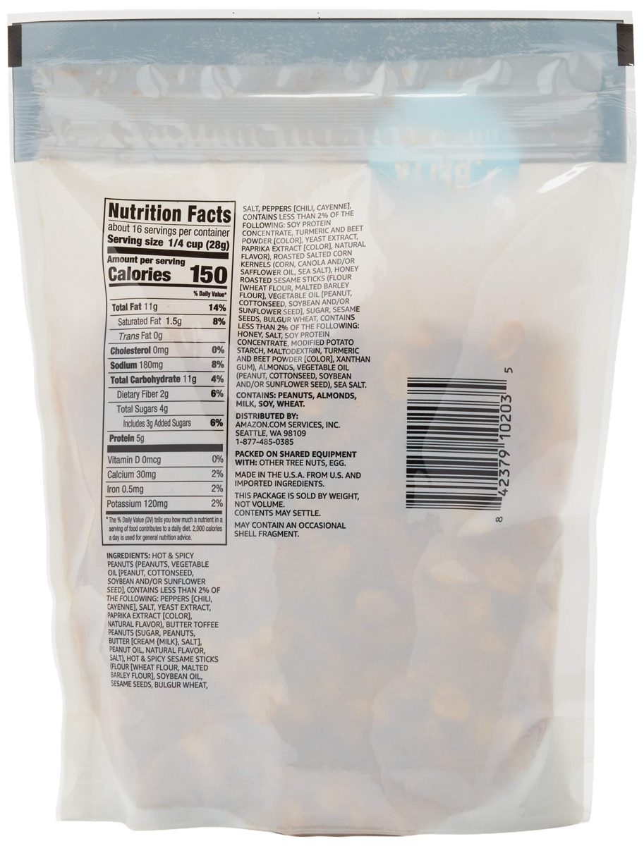 Amazon Brand - Happy Belly Sweet & Spicy Trail Mix, 16 Ounce