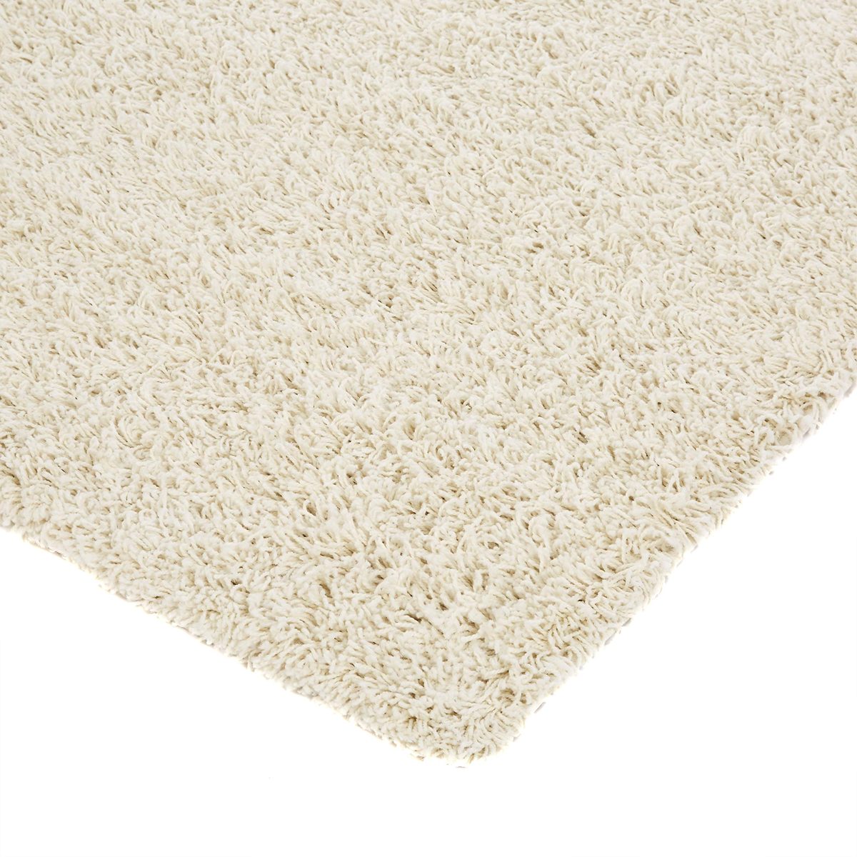 Amazon Basics - 6'X9' Solid Color Shag Rug, Ivory