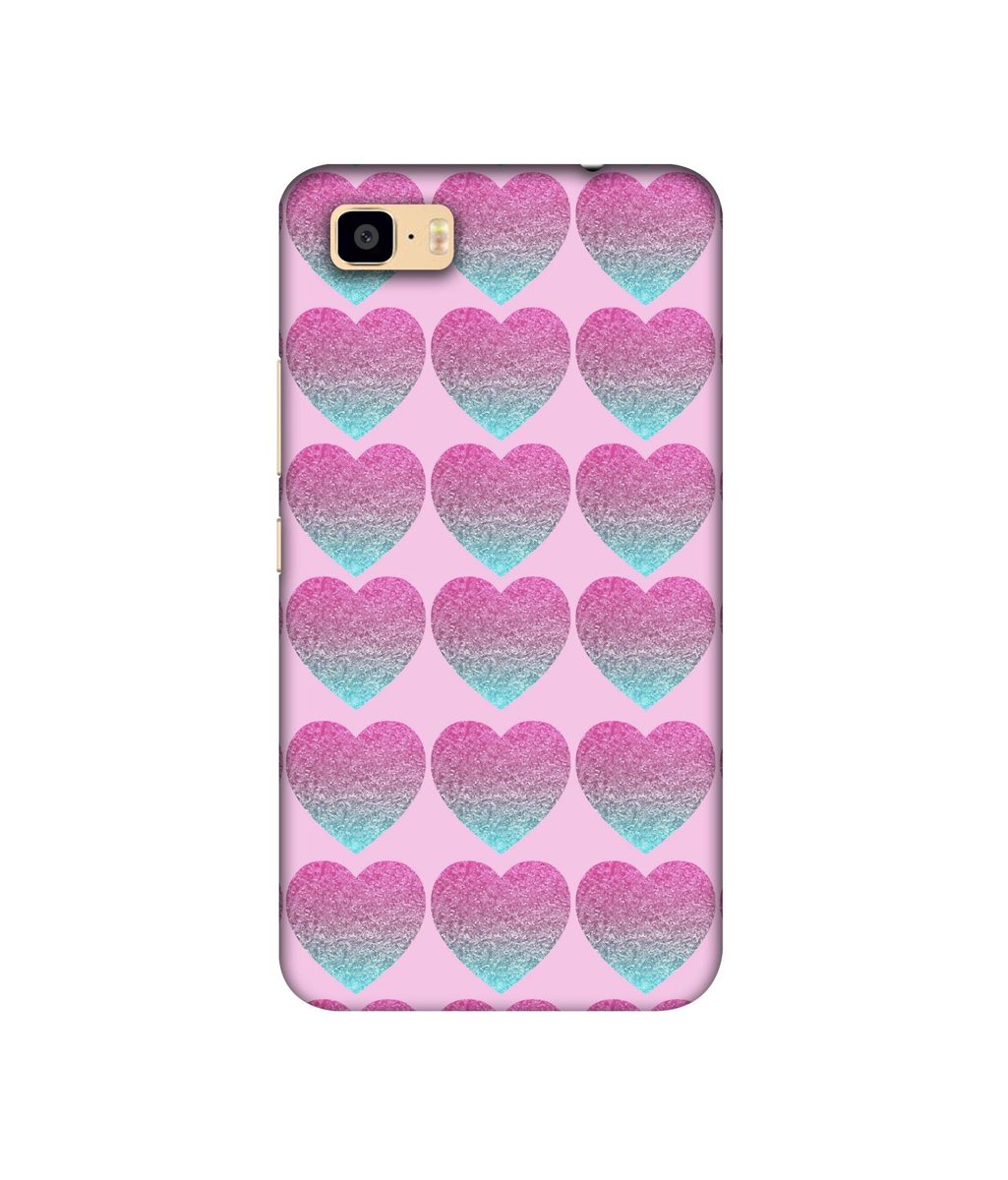 Amazon Brand - Solimo Designer Sparkle Heart Texture 3D Printed Hard Back Case Mobile Cover for Asus Zenfone 3S Max