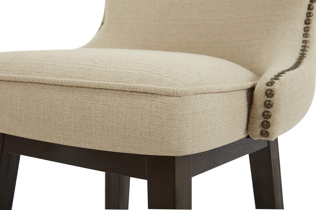 Amazon Brand – Stone & Beam Louise Memory Swivel Counter-Height Barstool, 38.2"H, Hemp
