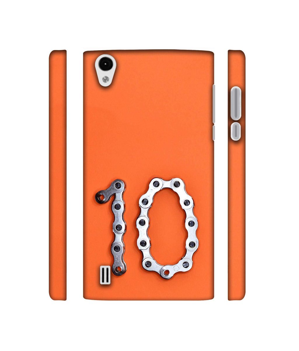 Amazon Brand - Solimo Designer Number Ten 3D Printed Hard Back Case Mobile Cover for VIVO Y15