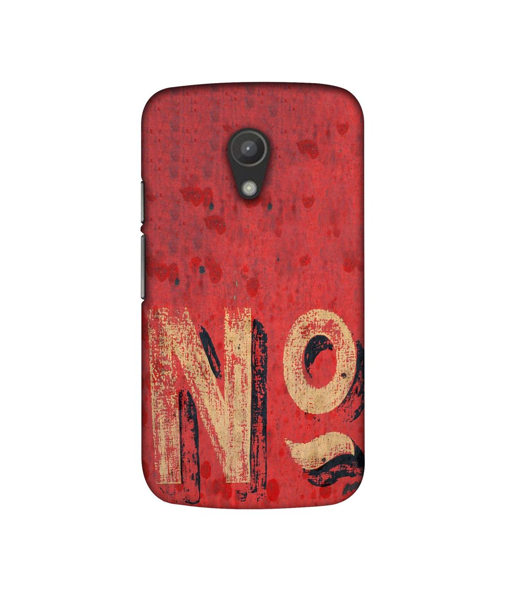 Amazon Brand - Solimo Designer No 3D Printed Hard Back Case Mobile Cover for Motorola Moto G 2nd Generation