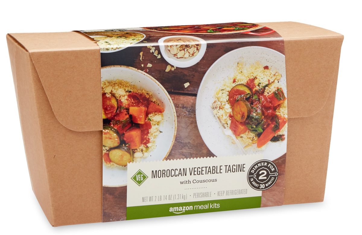 Amazon Meal Kits, Moroccan Vegetable Tagine with Couscous, Serves 2