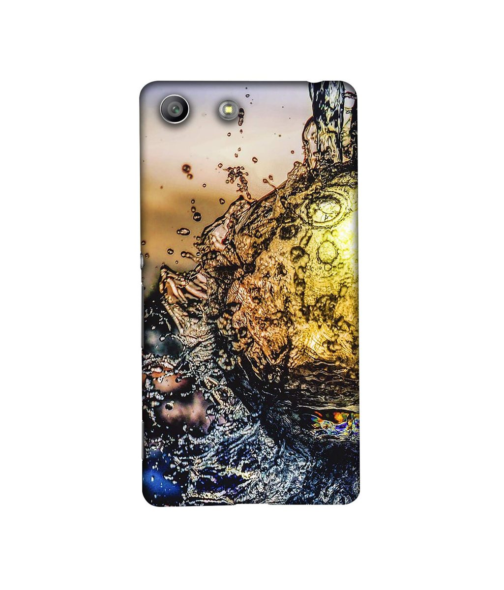 Amazon Brand - Solimo Designer Water Drop Reflection 3D Printed Hard Back Case Mobile Cover for Sony Xperia M5 Dual