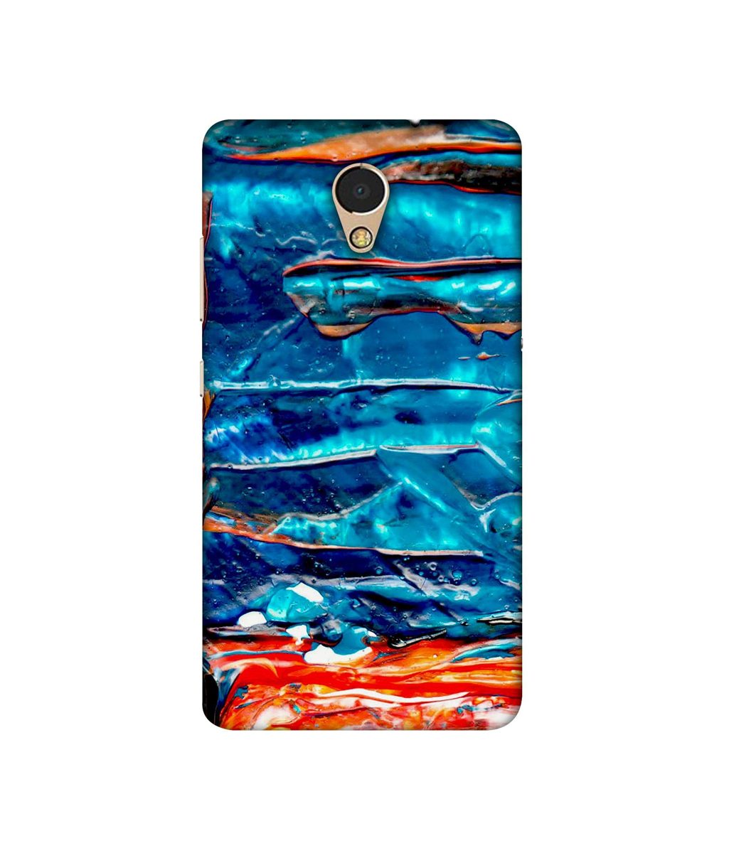 Amazon Brand - Solimo Designer Blue Oil Color 3D Printed Hard Back Case Mobile Cover for Lenovo P2