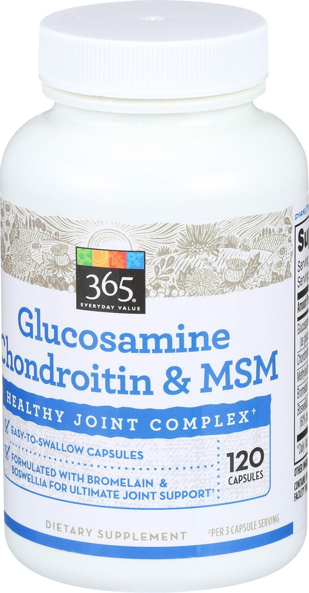 365 Everyday Value, Glucosamine Chondroitin & MSM, 120 ct