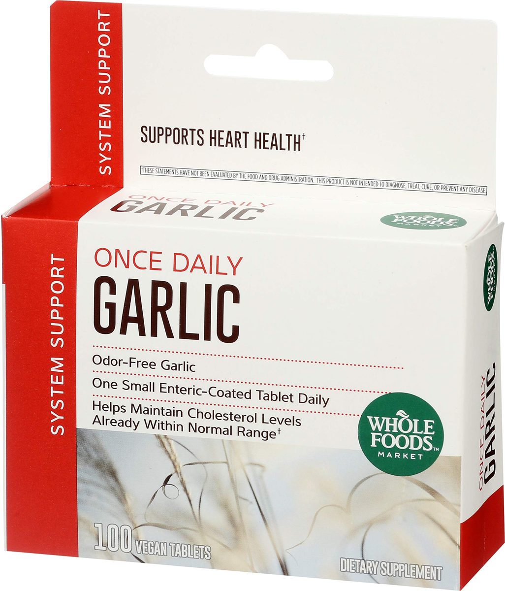 Whole Foods Market, Once Daily Garlic, 100 Count