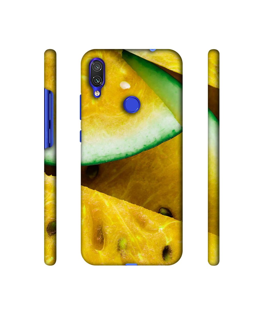 Amazon Brand - Solimo Designer Yellow Watermelon 3D Printed Hard Back Case Mobile Cover for Xiaomi Redmi Note 7 Pro