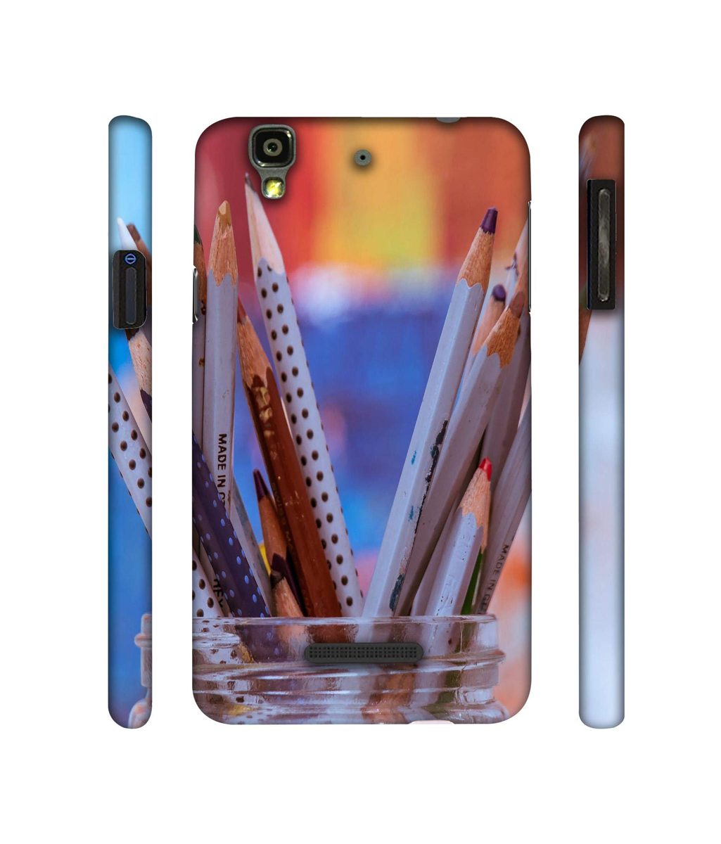 Amazon Brand - Solimo Designer Pencile 3D Printed Hard Back Case Mobile Cover for Micromax YU Yureka