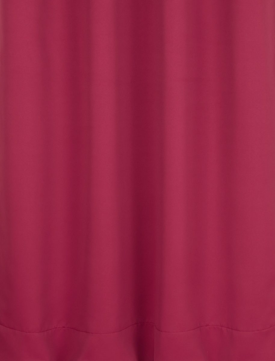 Amazon Brand - Solimo Room Darkening Blackout Door Curtain, 7 Feet - Set of 1 (Maroon)
