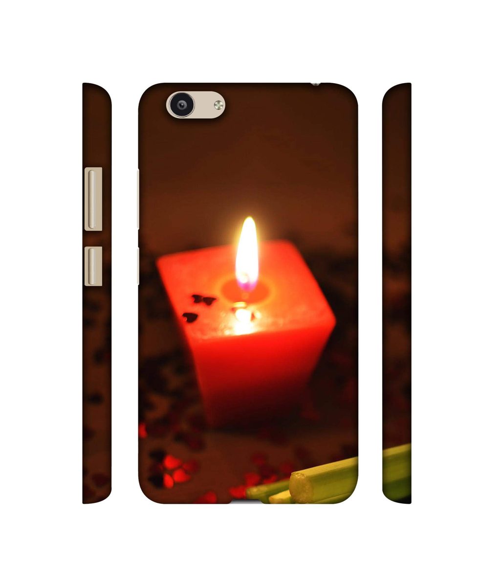 Amazon Brand - Solimo Designer Candle Light 3D Printed Hard Back Case Mobile Cover for Vivo Y53