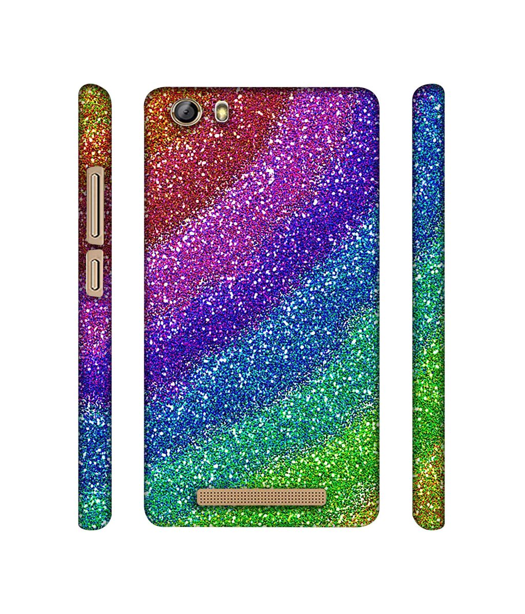 Amazon Brand - Solimo Designer Multicolor Sparkle 3D Printed Hard Back Case Mobile Cover for Gionee Marathon M5 lite