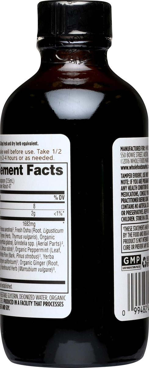 Whole Foods Market, Bronchial Syrup, 4 fl oz