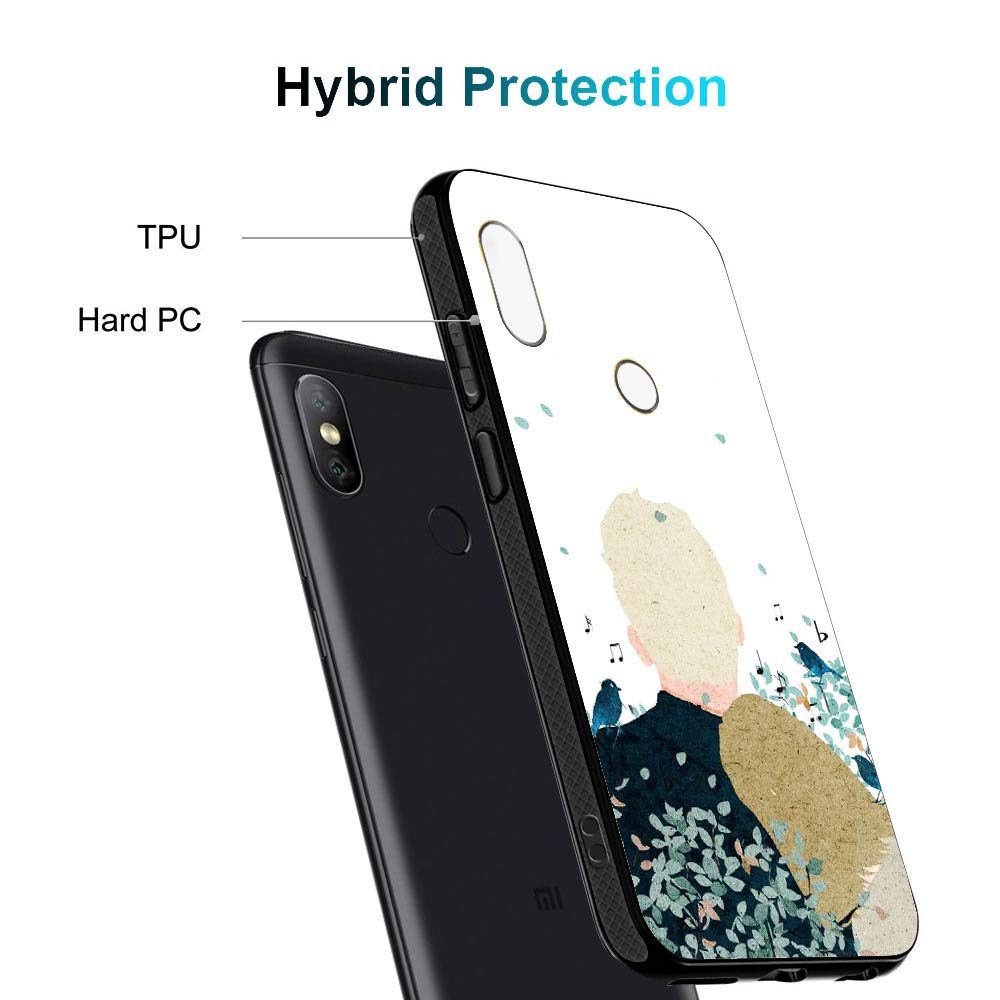 Amazon Brand - Solimo Designer Love Bird Printed Hard Back Case Mobile Cover for Xiaomi Redmi Note 6 pro (D169)