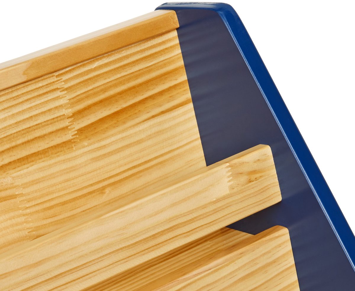 AmazonBasics Single-Sided Wooden Bookディスプレイ、ブルー