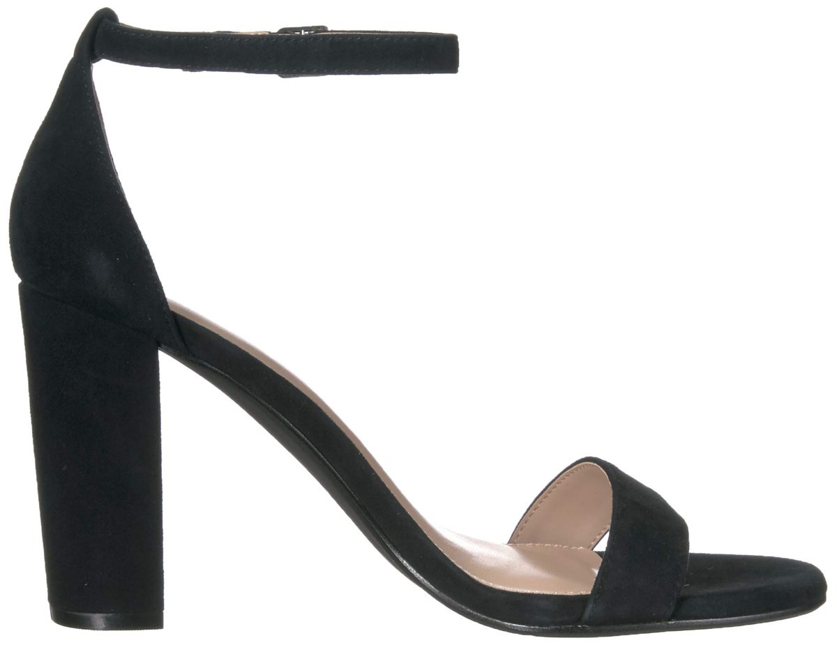 206 Collective Amazon Brand Women's Maui Heeled Sandal, Black, 8 B US