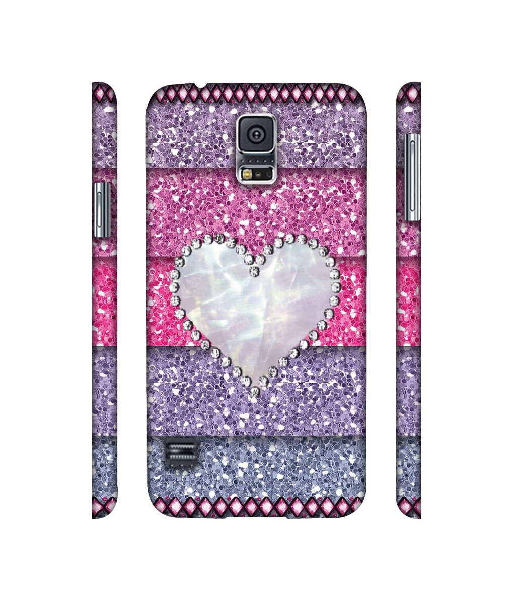 Amazon Brand - Solimo Designer Stone Heart 3D Printed Hard Back Case Mobile Cover for Samsung Galaxy S5 i9600
