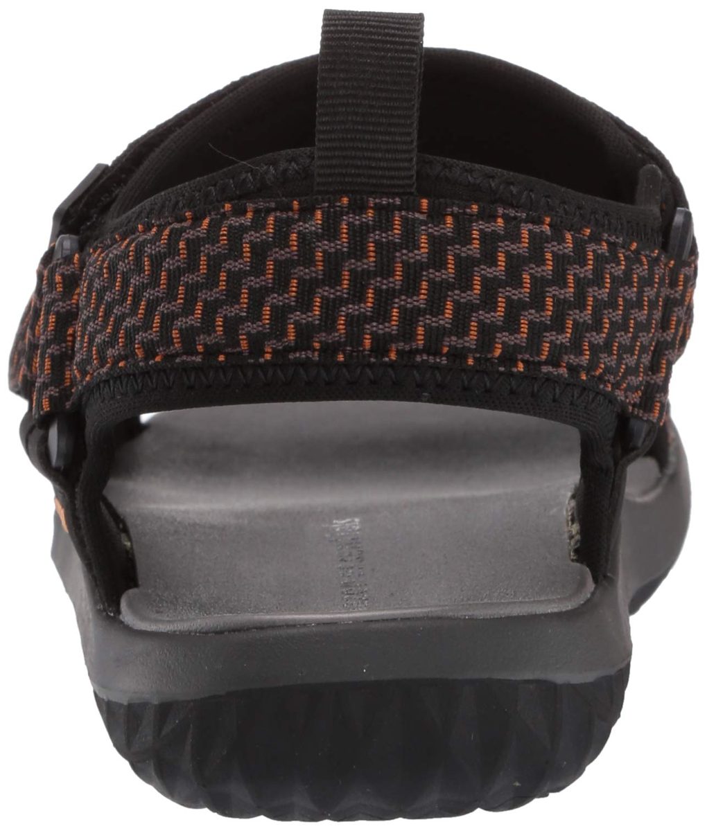 Amazon Essentials Women's Emily Sandal, Black, 8 Medium US