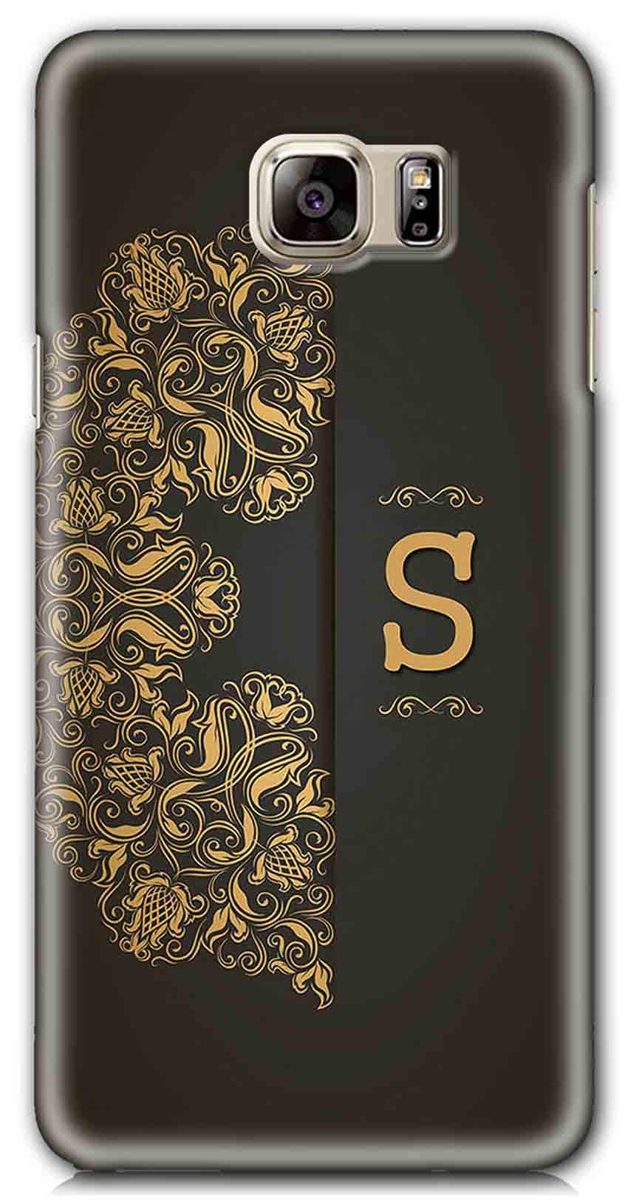 Amazon Brand - Solimo Designer Black Pattern Alphabet-S 3D Printed Hard Back Case Mobile Cover for Samsung Galaxy Note 5